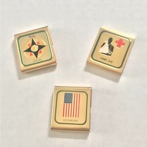 VTG Boy Scouts of America Collectible Belt Buckles (Set of 3)